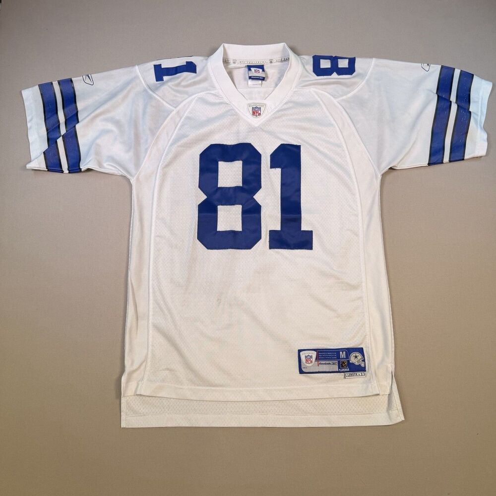 VTG NFL Dallas Cowboys Terrell Owen's 81 Sewn Men’s White Jersey Size Medium